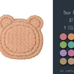 Bear Dance Rug #7 Samtuse963