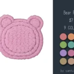 Bear Dance Rug #7 Samtuse963