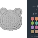 Bear Dance Rug #7 Samtuse963