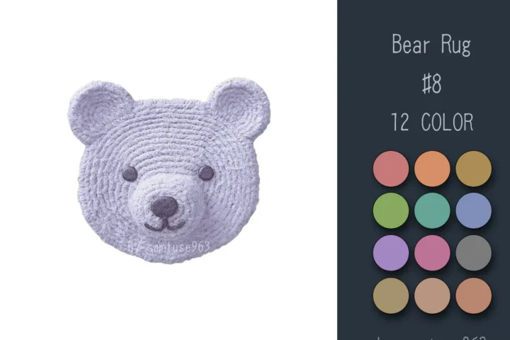 Bear Dance Rug #8 Samtuse963