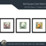 HQ Bird Square Color Sketch #8 Samtuse963