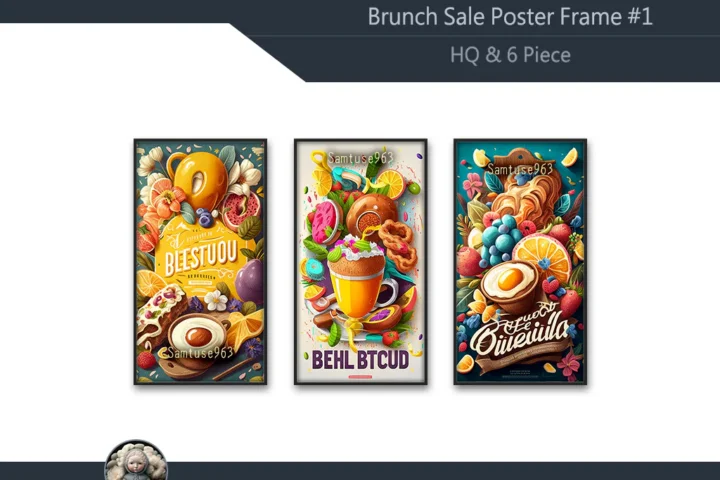 Brunch Sale Poster Frame #1 Samtuse963