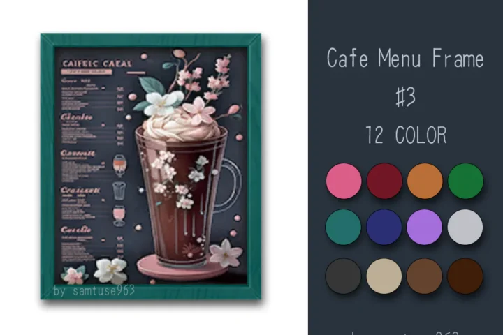 Cafe Menu Frame #3 Samtuse963