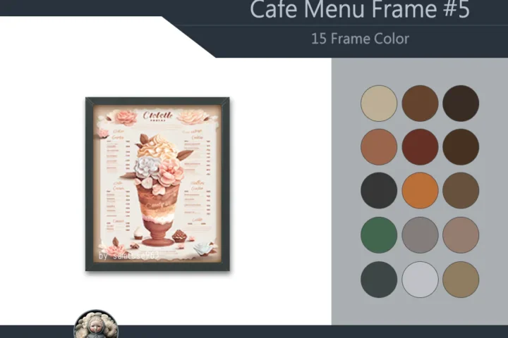 Cafe Menu Frame #5 Samtuse963
