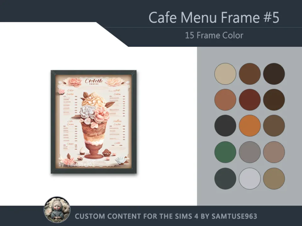 Cafe Menu Frame #5 Samtuse963