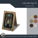 Cafe Sale Wooden Sign #1 Samtuse963