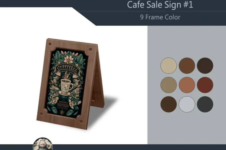 Cafe Sale Wooden Sign #1 Samtuse963
