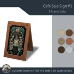Cafe Sale Wooden Sign #1 Samtuse963