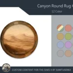 Canyon Round Dance Rug #4 Samtuse963