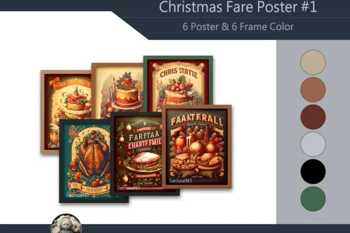 Christmas Fare Poster Frame #1 Samtuse963