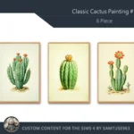 Classic Cactus Painting #1 Sellable Extra A Samtuse963