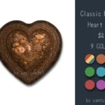 Classic Flower Heart Dance Rug #4 Samtuse963