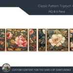 HQ Classic Pattern Triptych #1 Sellable Extra E Samtuse963