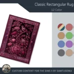 Classic Rectangular Dance Rug #2 Samtuse963