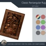Classic Rectangular Dance Rug #2 Samtuse963