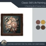 Classic Still Life Painting #5 Samtuse963
