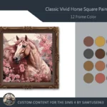HQ Classic Vivid Horse Square Painting #1 Sellable Samtuse963