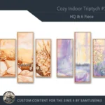 HQ Cozy Indoor Triptych #1 Sellable Extra B Samtuse963