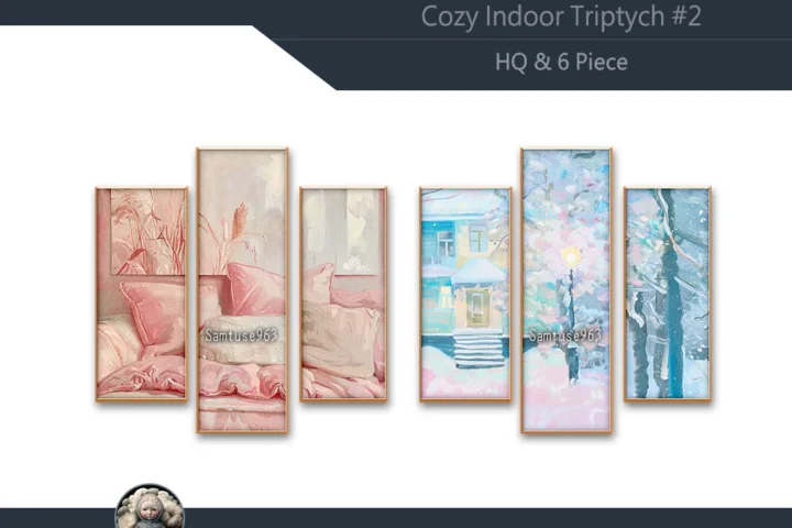 HQ Cozy Indoor Triptych #2 Sellable Extra B Samtuse963