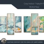 HQ Cozy Indoor Triptych #2 Sellable Extra B Samtuse963