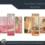HQ Cozy Indoor Triptych #2 Sellable Extra B Samtuse963