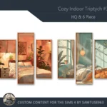 HQ Cozy Indoor Triptych #3 Sellable Extra B Samtuse963