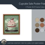 Cupcake Sale Poster Frame #1 Samtuse963