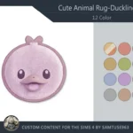 HQ Cute Duckling Kids Dance Rug #1 Samtuse963
