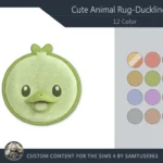 HQ Cute Duckling Kids Dance Rug #1 Samtuse963