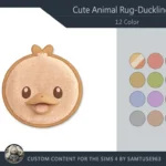 HQ Cute Duckling Kids Dance Rug #1 Samtuse963