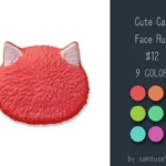 Cute Cat Face Dance Rug #12 Samtuse963