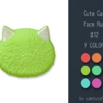 Cute Cat Face Dance Rug #12 Samtuse963