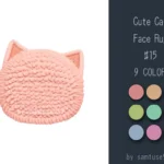 Cute Cat Face Dance Rug #15 Samtuse963
