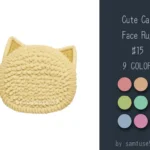 Cute Cat Face Dance Rug #15 Samtuse963