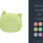 Cute Cat Face Dance Rug #15 Samtuse963