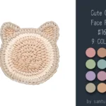 Cute Cat Face Dance Rug #16 Samtuse963