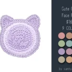 Cute Cat Face Dance Rug #16 Samtuse963