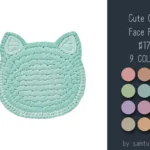 Cute Cat Face Dance Rug #17 Samtuse963