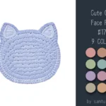 Cute Cat Face Dance Rug #17 Samtuse963