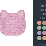 Cute Cat Face Dance Rug #17 Samtuse963
