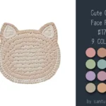 Cute Cat Face Dance Rug #17 Samtuse963