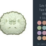 Cute Cat Face Dance Rug #18 Samtuse963