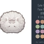 Cute Cat Face Dance Rug #18 Samtuse963