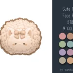 Cute Cat Face Dance Rug #18 Samtuse963