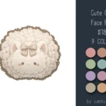 Cute Cat Face Dance Rug #18 Samtuse963