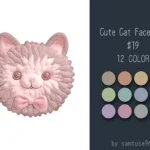 Cute Cat Face Dance Rug #19 Samtuse963