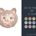 Cute Cat Face Dance Rug #19 Samtuse963
