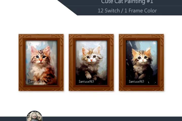 Cute Cat Painting #1 Sellable Samtuse963