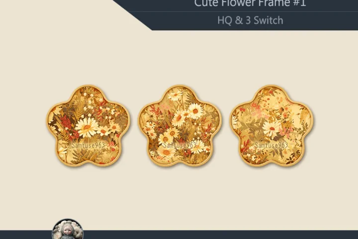 HQ Cute Flower Frame #1 Sellable Samtuse963