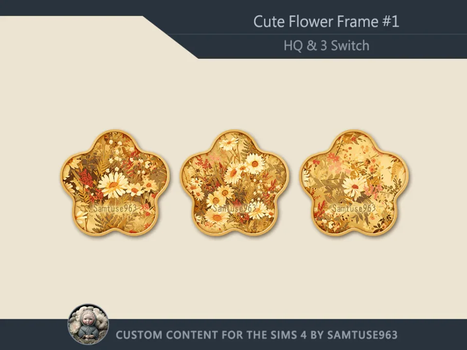 HQ Cute Flower Frame #1 Sellable Samtuse963